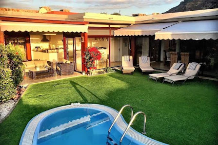 Anfi Tauro Villa Carmela, piscina, jacuzzi, jardín privado-Vistas al mar ininterrumpidas — 4