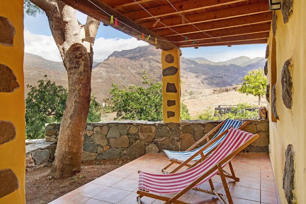 Casa de campo "Finca Los Dioses" en plena naturaleza con vistas a la montaña, jardín y terraza — 6
