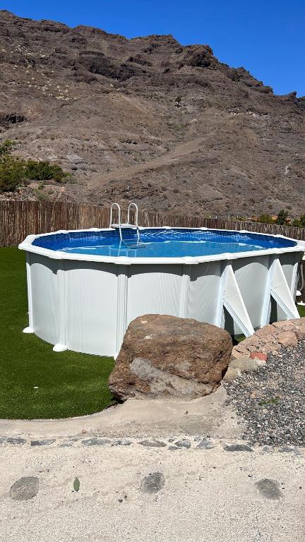 Casa rural abuhardillada con piscina en Mogán — 3