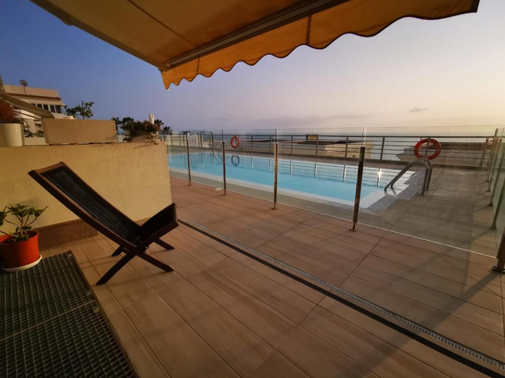 Patalavaca Vista a la piscina y a la playa - One-Bedroom Apartment — 7