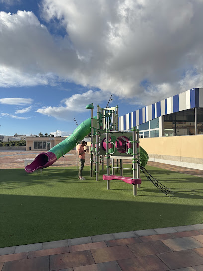 Playground on the parking roof