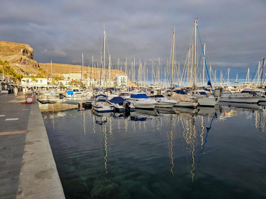 Very Romantic Seaview Apartment Patalavaca Mogán with Warm Pool — 3