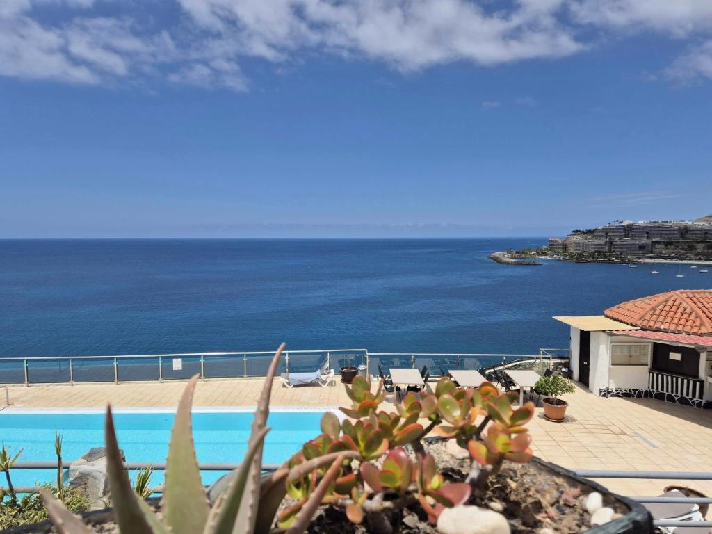 Very Romantic Seaview Apartment Patalavaca Mogán with Warm Pool — 9