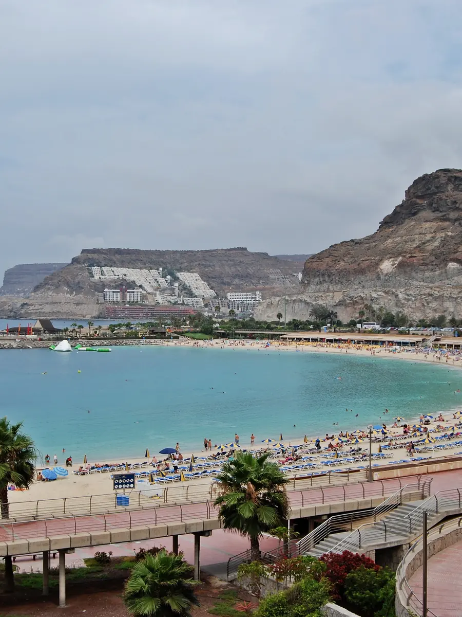 Playa de los Amadores, en el suroeste de Gran Canaria